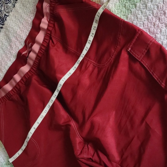 Reebok Cardi B 4X (26-28W) Red Cargo Pocket Windbreaker Jogger Pants - Picture 9 of 15